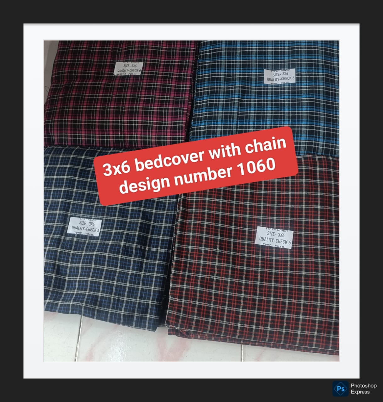 Vishal Handlooms - Bed Cover With Chain